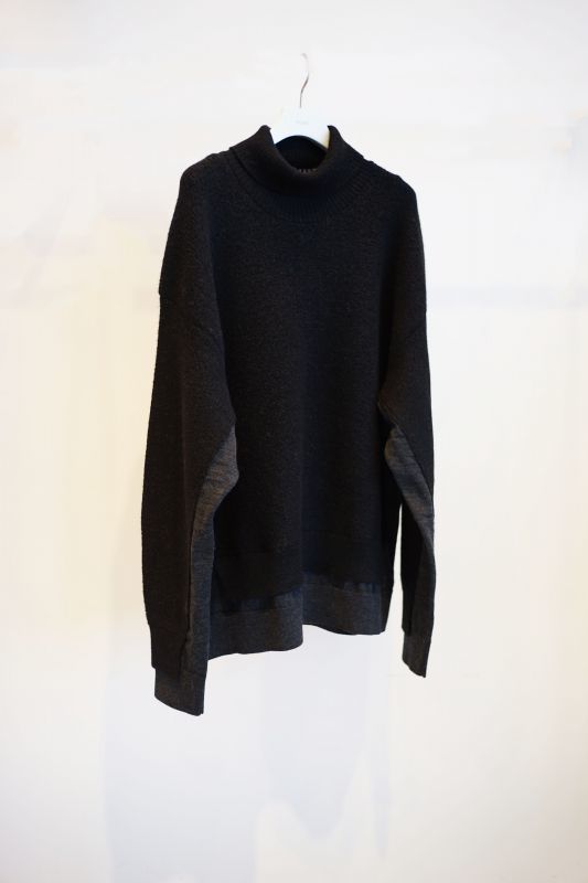 YOKE 20AW CONNECTING HIGHT NECK KNIT LS | www.carmenundmelanie.at