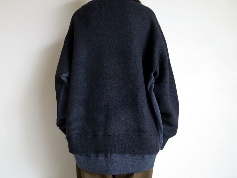 yoke ヨーク CONNECTING HIGHT NECK KNIT LS - tity