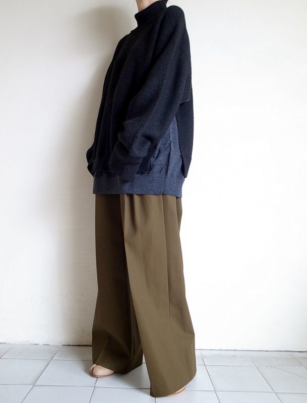 YOKE 20AW CONNECTING HIGHT NECK KNIT LS | unimac.az