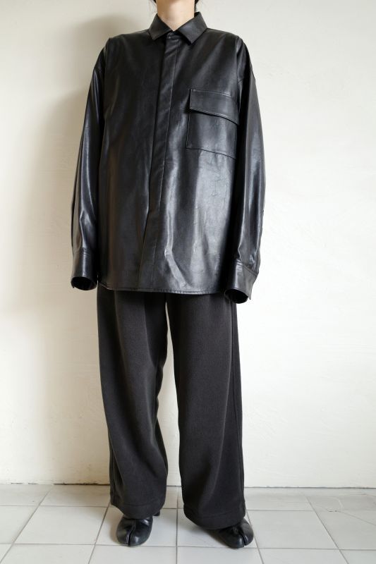 stein FAKE LEATHER DOWN PAT SHIRT - tity