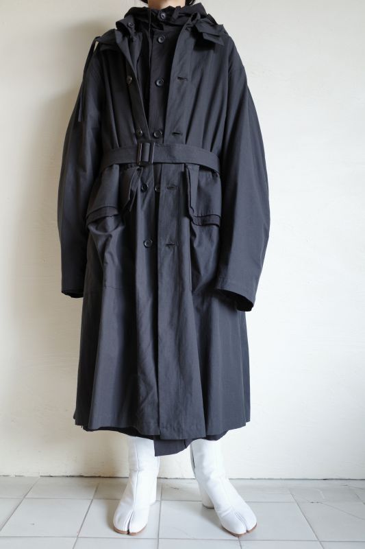 stein 21SS Oversized Layered Hooded Coat ジャケット/アウター