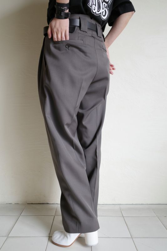 stein DOUBLE WIDE TROUSERS・GREY KHAKI - tity