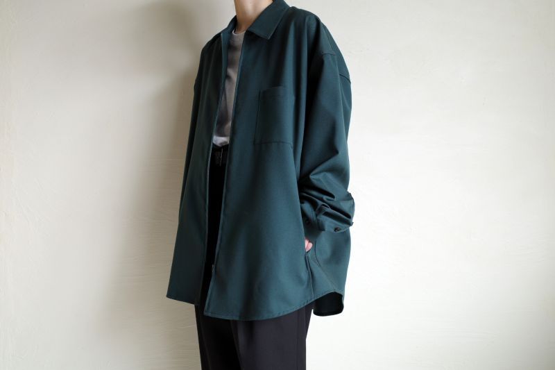 stein Oversized Zip Shirt Jacket Mサイズ - ジャケット・アウター