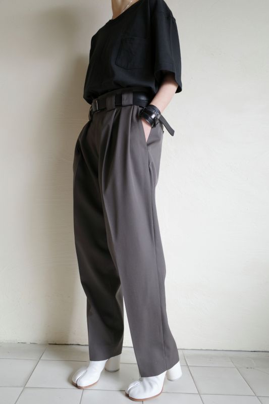 stein】DOUBLE WIDE TROUSERS | myglobaltax.com