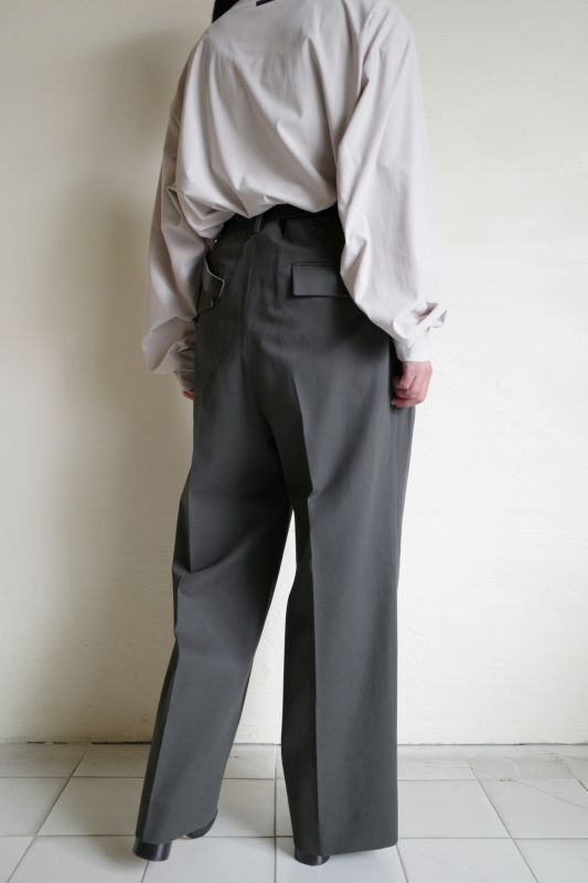 Yoke 2TUCK WIDELEGGED SIDE TAPE TROUSERS - スラックス