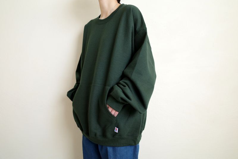 RELAX FIT リラックスフィット ”MUFF POCKET CREW SWEAT”スウェット