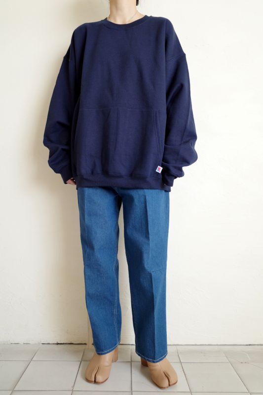 正規品 acnestudios リラックススウェットシャツ ネイビー スウェット