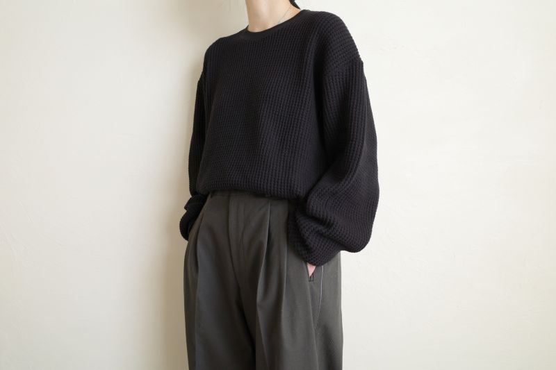 RELAX FIT リラックスフィット ”WAFFUL HOUSE”ワッフルプルオーバー ...