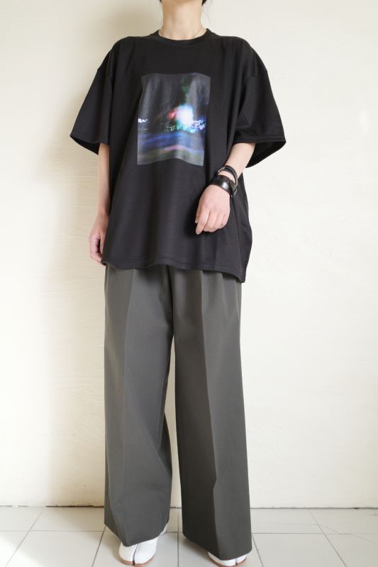 stein PRINT TEE -SELF PORTLAIT-・BLACK - tity