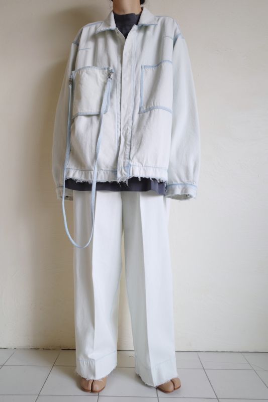 YOKE Detachable Pocket Denim jacket