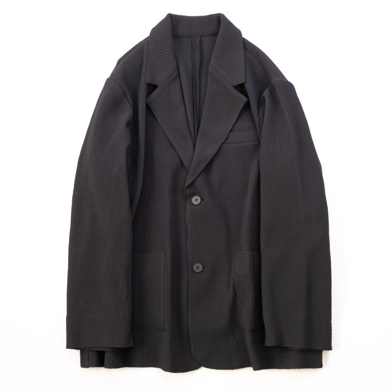 stein OVERSIZED GRADATION PLEATS JACKET・BLACK