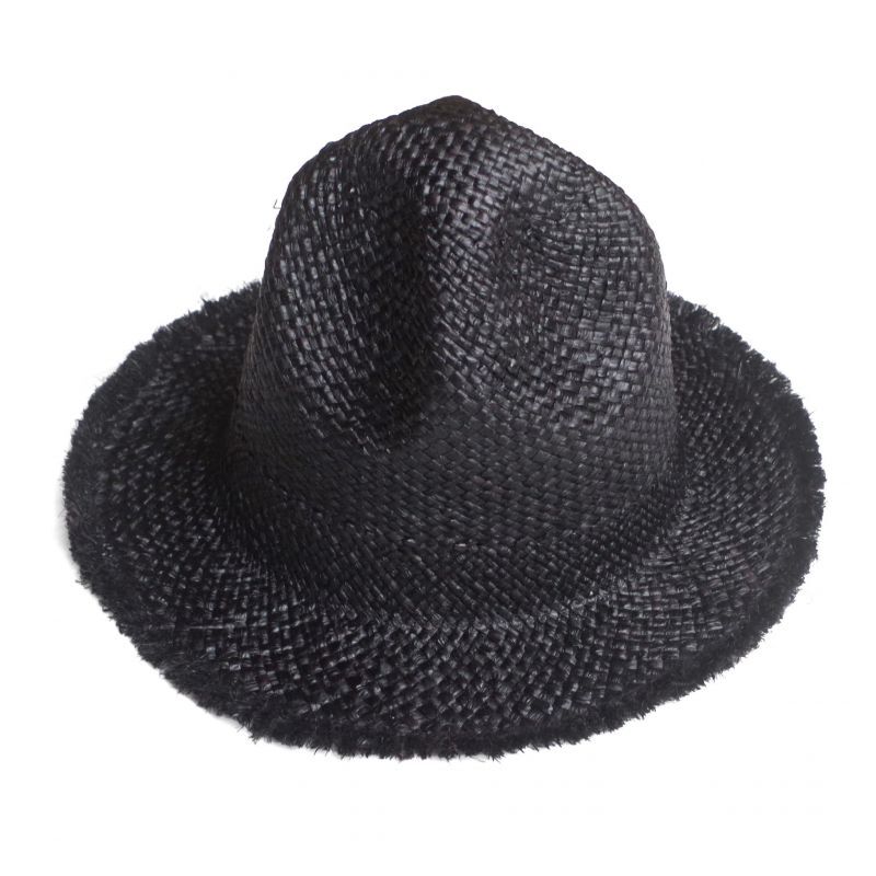 PEEL&LIFT bohemian raffia hat マウンテンハット・ブラック - tity