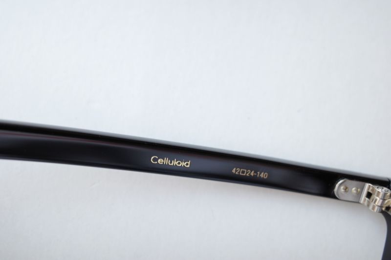 INTERIM インテリム CELLULOID BLACK CROWN PANT GLASSES