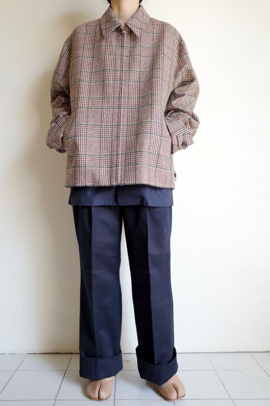 INTERIM インテリム LOVAT TWEED HARRINGTON JACKET - tity