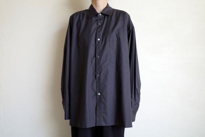 stein OVERSIZED DOWN PATTERN SHIRT・SHADE CHARCOAL - tity