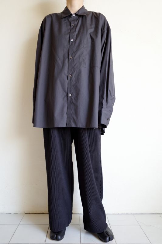 stein OVERSIZED DOWN PATTERN SHIRT・SHADE CHARCOAL - tity