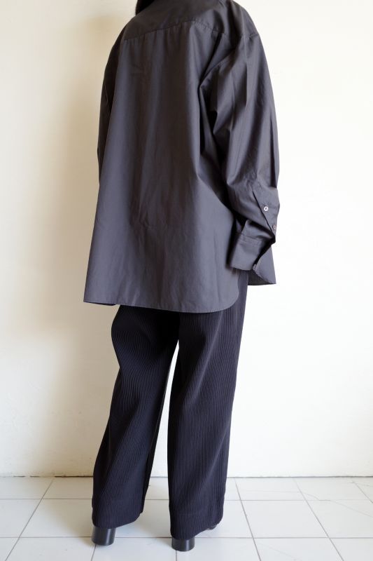 【stein】Fly Front Sleeve Oversized Shirt