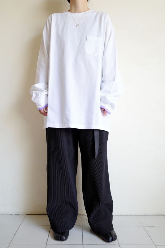 19AW stein OVERSIZED LONG SLEEVE TEE 新品 - Tシャツ/カットソー(七