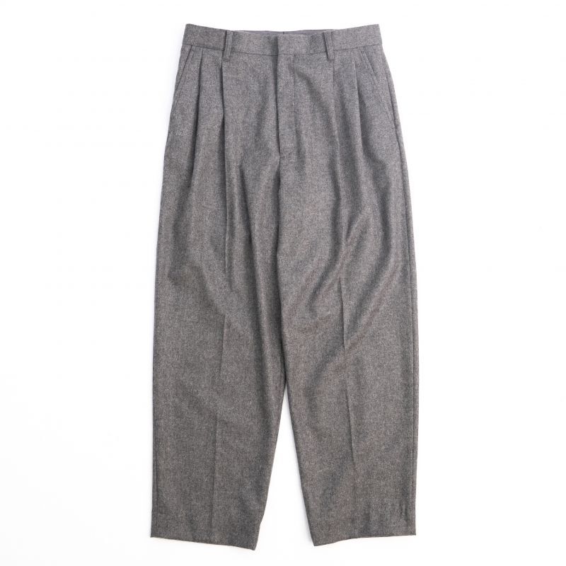 stein EX WIDE TAPERED TROUSERS・DARK GREY - tity