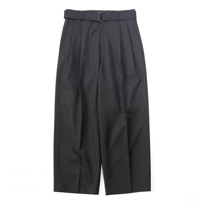 stein BELTED WIDE STRAIGHT TROUSERS 黒ウエストの長さを知りたいです