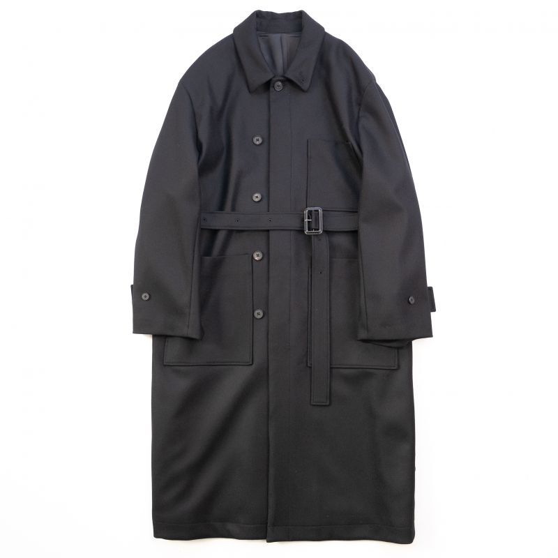 28,000円stein OVERSIZED DOUBLE COAT・BLACK