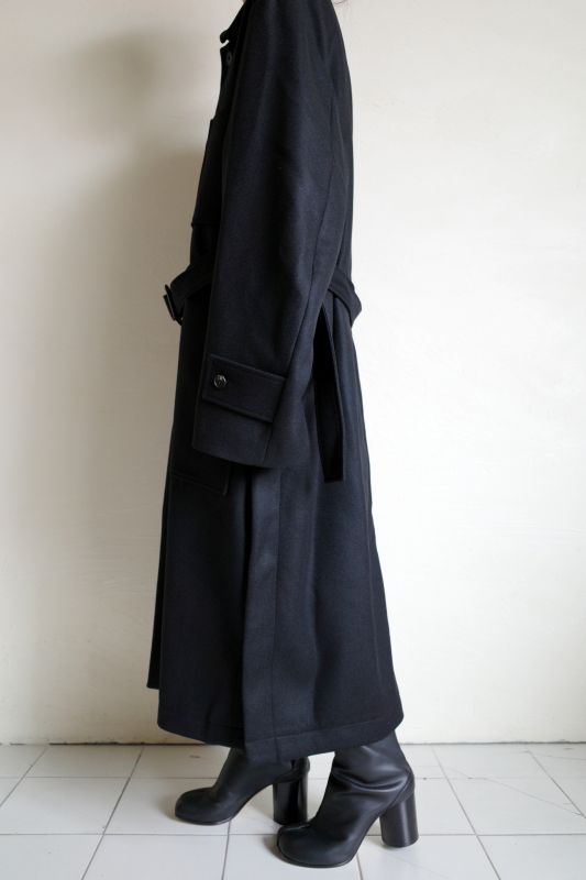 stein OVERSIZED DOUBLE BUTTON COAT・BLACK - tity