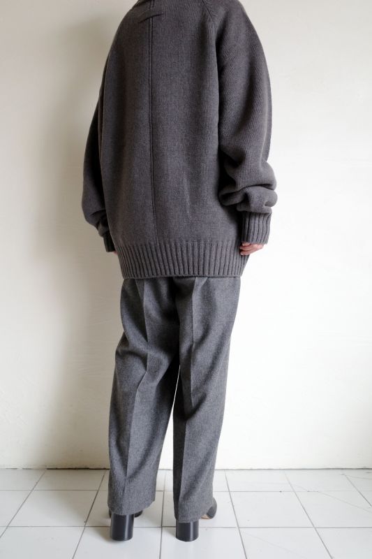 stein EX FINE LAMBS LOOSE HIGH NECK KNIT LS・SHADOW - tity