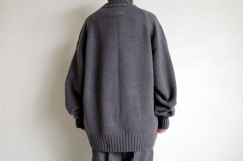 stein EX FINE LAMBS LOOSE HIGH NECK KNIT LS・SHADOW - tity