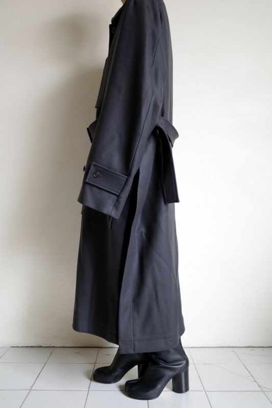 stein OVERSIZED DOUBLE BUTTON COAT・SHADE CHARCOAL - tity