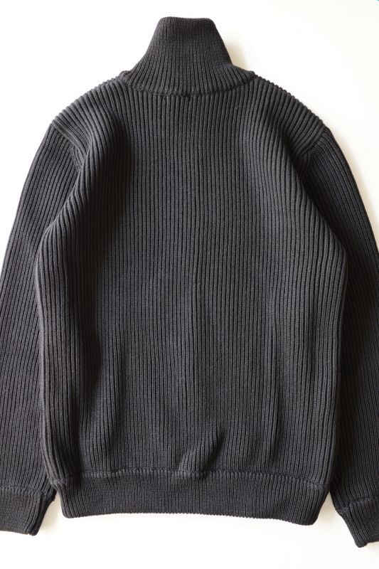 INTERIM インテリム HAND FRAMED DRIVERS ZIP KNIT - tity