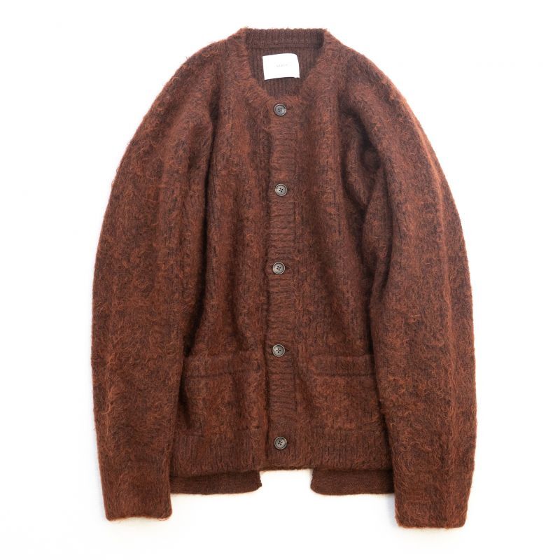 stein SUPER KID MOHAIR CARDIGAN・BRICK - tity