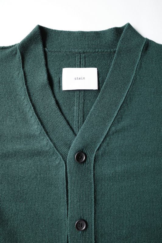 stein OVERSIZED FOUR SLEEVES KNIT CARDIGAN・GREEN - tity