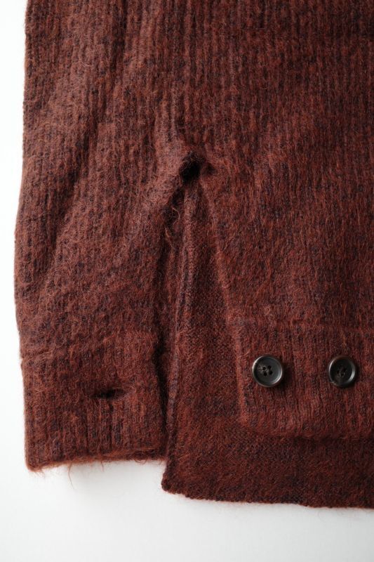 stein SUPER KID MOHAIR CARDIGAN・BRICK - tity