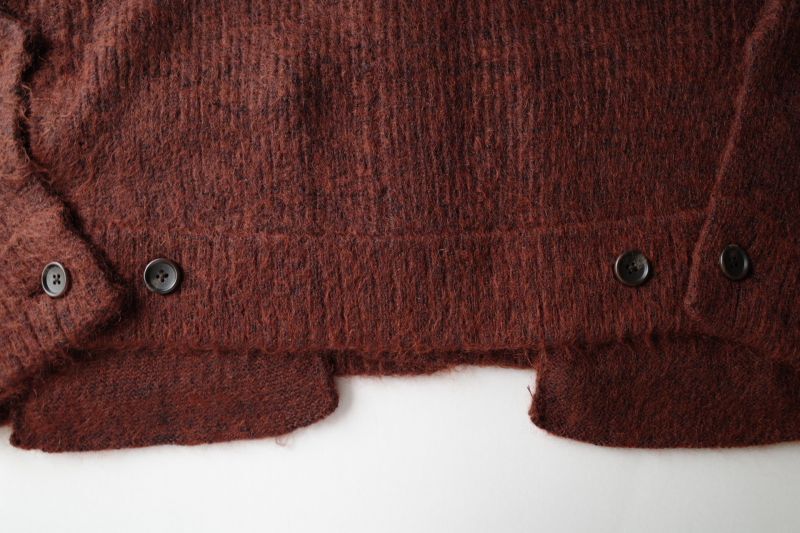 stein SUPER KID MOHAIR CARDIGAN・BRICK - tity