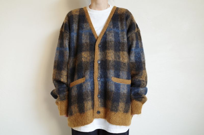 stein KID MOHAIR CARDIGAN・CHECK - tity