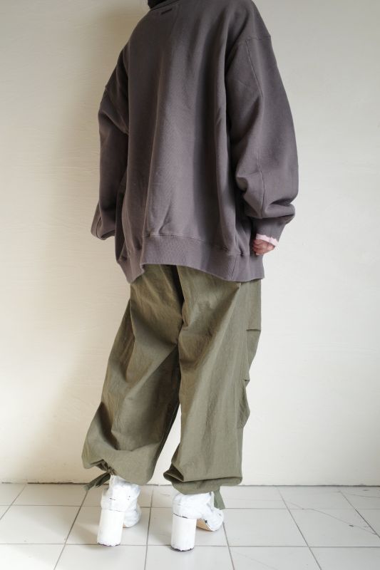 stein OVERSIZED REBUILD SWEAT CARDIGAN・GREY KHAKI - tity