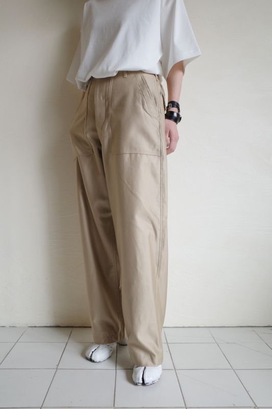 INTERIM GIZA BACK SATIN BAKER PANTS-