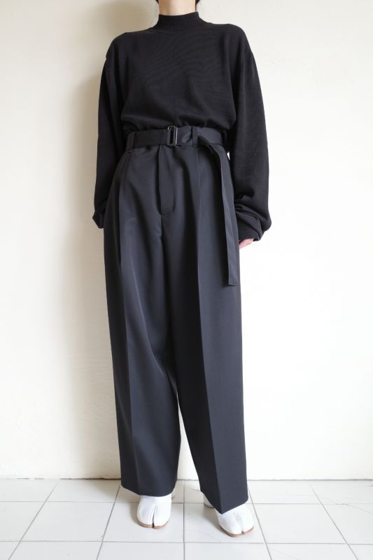 stein Belted Wide Straight Trousers S290Supe