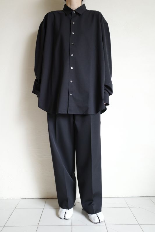 KANEMASA Royal Ox Dress Knit shirt Loose Fit・BLACK 2 - tity