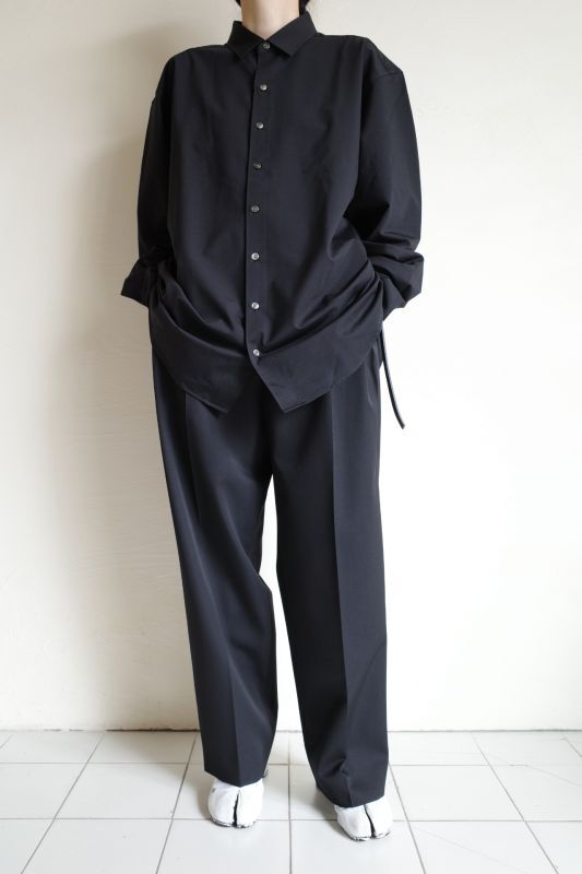 KANEMASA Royal Ox Dress Knit shirt Loose Fit・BLACK 2 - tity