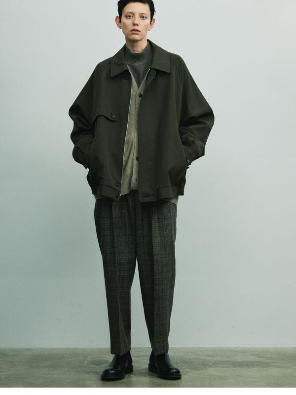 stein OVERSIZED HARRINGTON JACKET・MILITARY KHAKI - tity