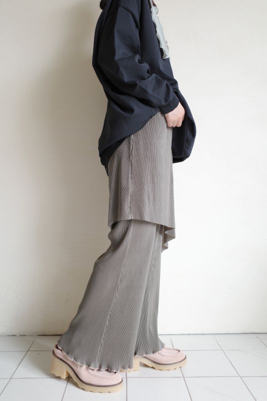 kotoha yokozawa 30%OFF コトハヨコザワ layered pants・gray - tity