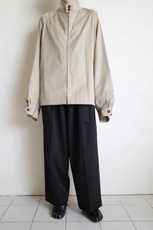 INTERIM インテリム HYPER BIG GIZA COTTON GABERDINE DRIZZLER JACKET