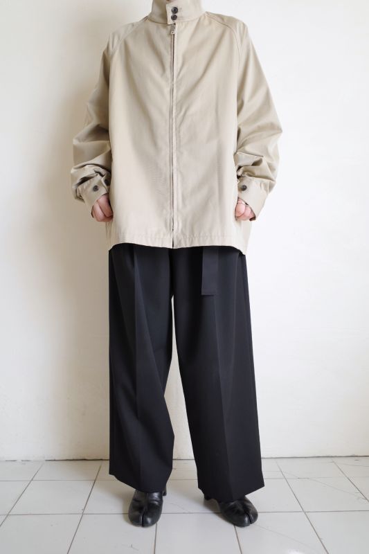 INTERIM インテリム HYPER BIG GIZA COTTON GABERDINE DRIZZLER JACKET