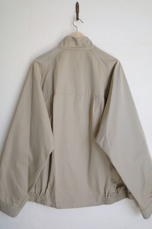 INTERIM インテリム HYPER BIG GIZA COTTON GABERDINE DRIZZLER JACKET
