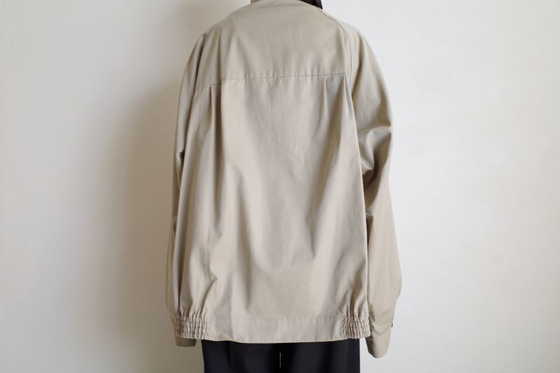 INTERIM インテリム HYPER BIG GIZA COTTON GABERDINE DRIZZLER JACKET