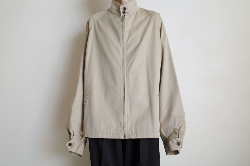 INTERIM インテリム HYPER BIG GIZA COTTON GABERDINE DRIZZLER JACKET