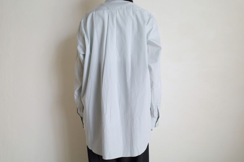 INTERIM インテリム 200/2 SUPIMA BROAD REGULAR COLLAR SHIRT・L.MINT