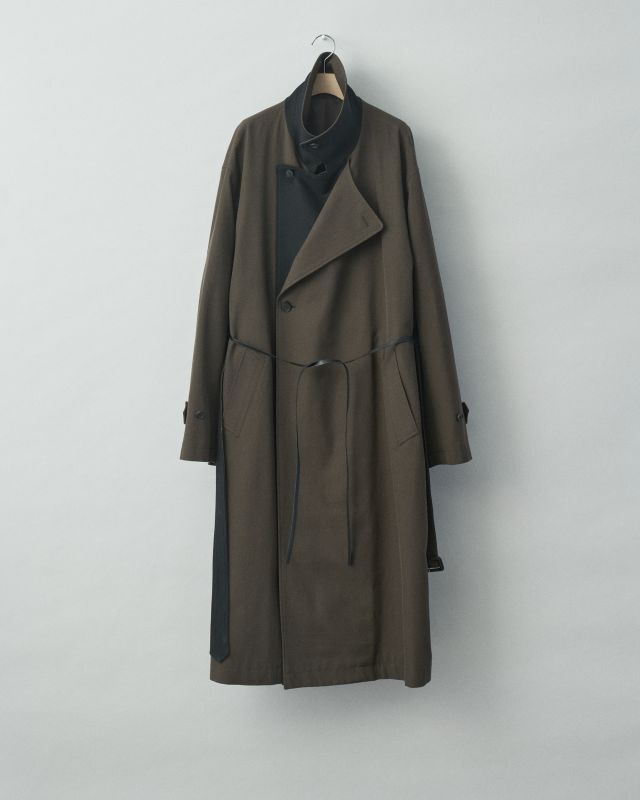 stein DOUBLE LAPELED DOUBLE BREASTED COAT - tity