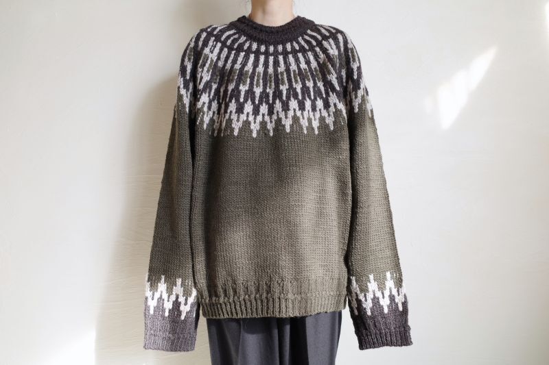 シルバーグレー サイズ Khéiki Lopi Sweater / Khaki - 通販 - www